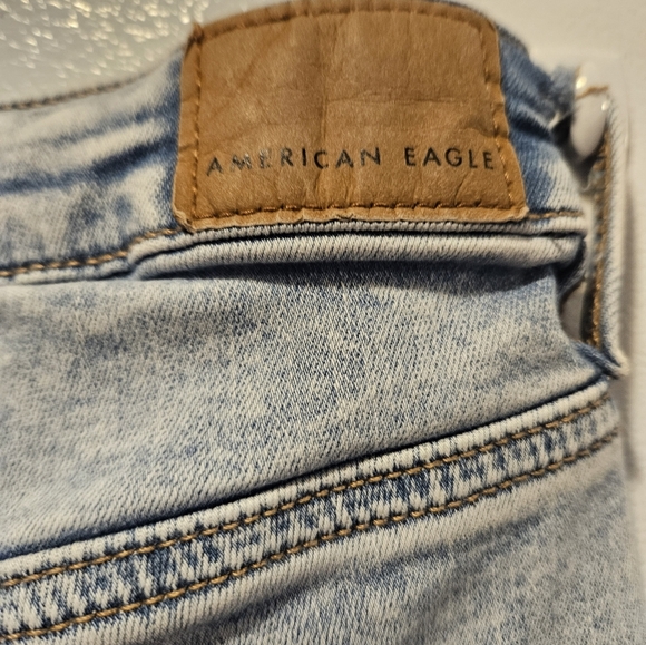 American Eagle slim distressed jeans Next Level Stretch size 0 - Picture 3 of 8